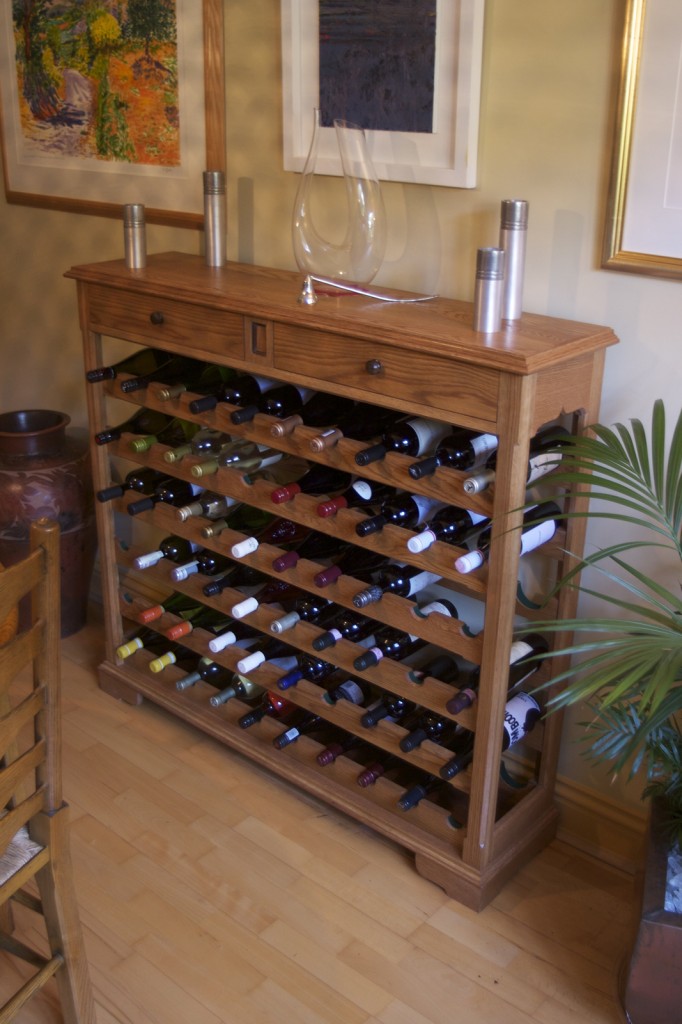 oak wine racks for sale