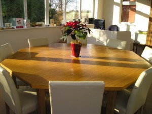 Oak Octagonal Table