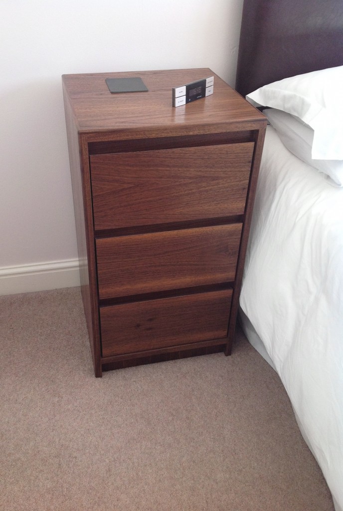 Bed side chest of drawers Chapman Bespoke Woodwork