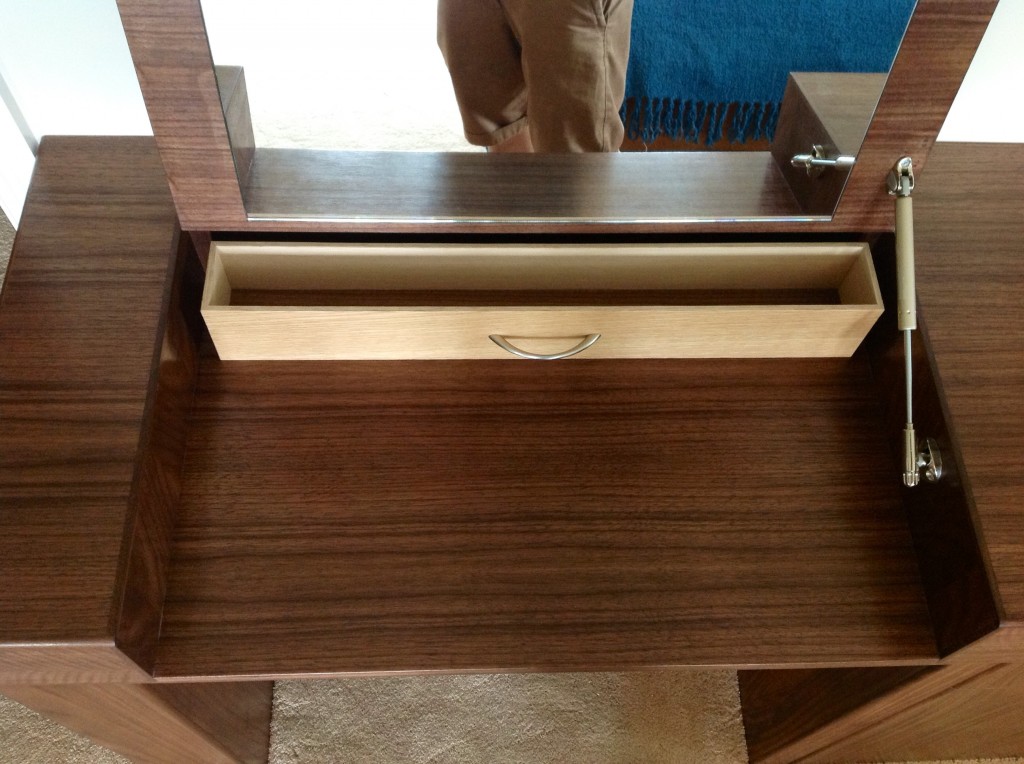 Walnut Dressing Table Chapman Bespoke Woodwork