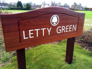 Letty green signs